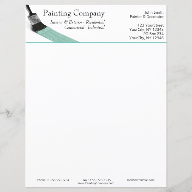 Painter Painter Service Company Push Pastel Mint (Framsida)