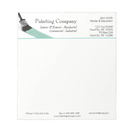 Painter Painter Service Company Push Pastel Mint Anteckningsblock