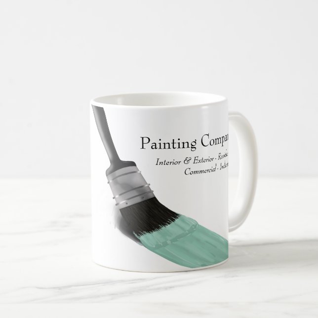 Painter Painter Service Company Push Pastel Mint Kaffemugg (Framsida höger)