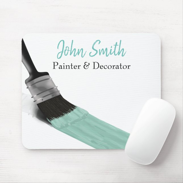 Painter Painter Service Company Push Pastel Mint Musmatta (Med mus)
