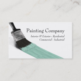 Painter Painter Service Company Push Pastel Mint Visitkort