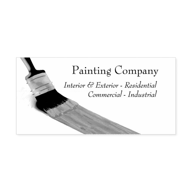 Painter Painter Service Company Push Stämpel (Tryck)