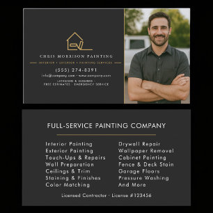 Painter Photo Professional  Visitkort