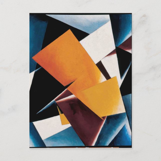 Painterly Architectonic av Lyubov Popova Vykort (Framsida)