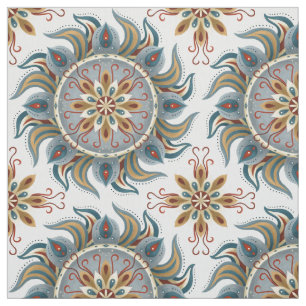Painterly Boho Mandala Tyg