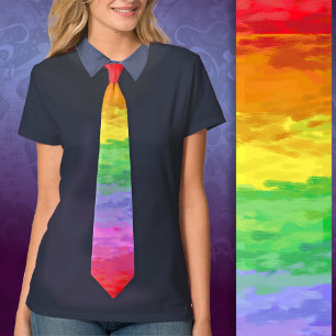 Painterly Impressionist Rainbow Slips