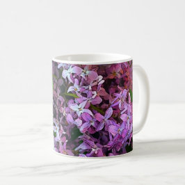 Painterly lilor kaffemugg