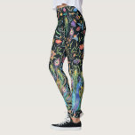 Painterly Peacock Feather, Blommigt Vines Boho Chi Leggings<br><div class="desc">Vackra baljor med en handmålad vattenfärg som är utformad för målarter,  fjädrar och vin av botanisk blommigt. Perfekt till speciell kvällstid,  konserter,  festivaler,  utarbetande eller bära av vardaglig roligt.</div>