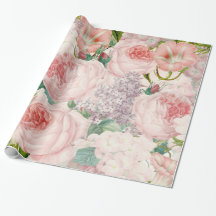 Painterly Retro mönster för vår för rolilablomma