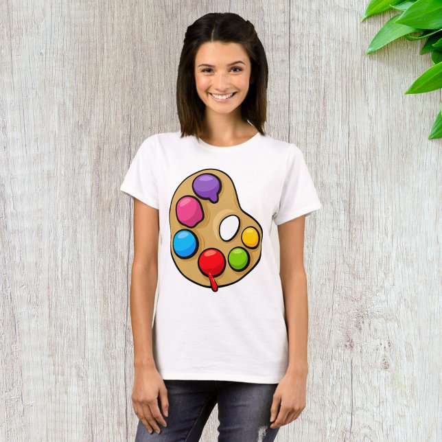 Painters Art Palette Artist Paint T-Shirt (Skapare uppladdad)