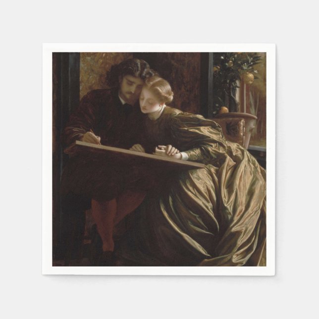 Painter's Honeymoon (av Frederic Leighton) Pappersservett (Framsidan)