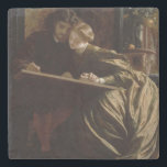 Painter's Honeymoon (av Frederic Leighton) Stenunderlägg<br><div class="desc">Den här designen har en målning av den brittiska Victorian artist Frederic Leighton (1830-1896). Det skildrar en professionell målare med sin fru på deras smekmånad. Mannen skissar en bild när han håller handen över sin älskade älskling. Både make och hans fru bär elegant kläder och de finns i konstnärens studio....</div>
