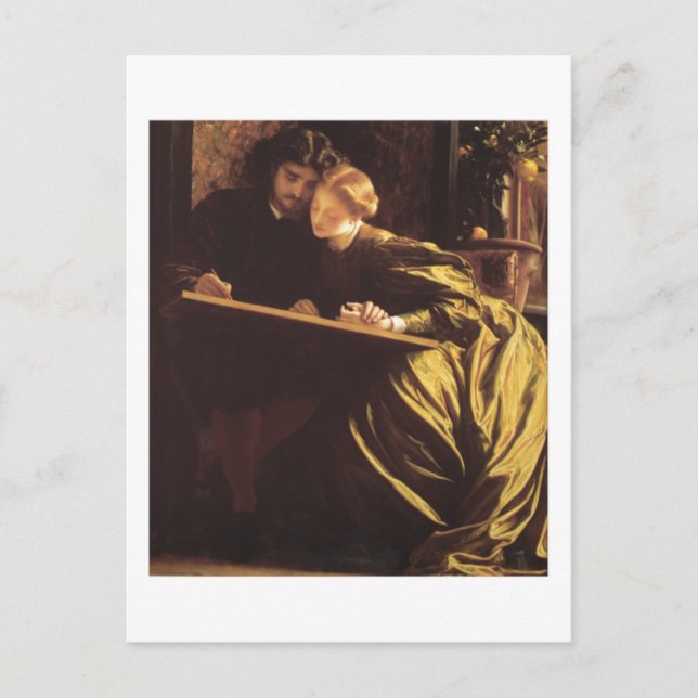 Painter's Honeymoon - Lord Frederick Leighton Vykort (Framsida)