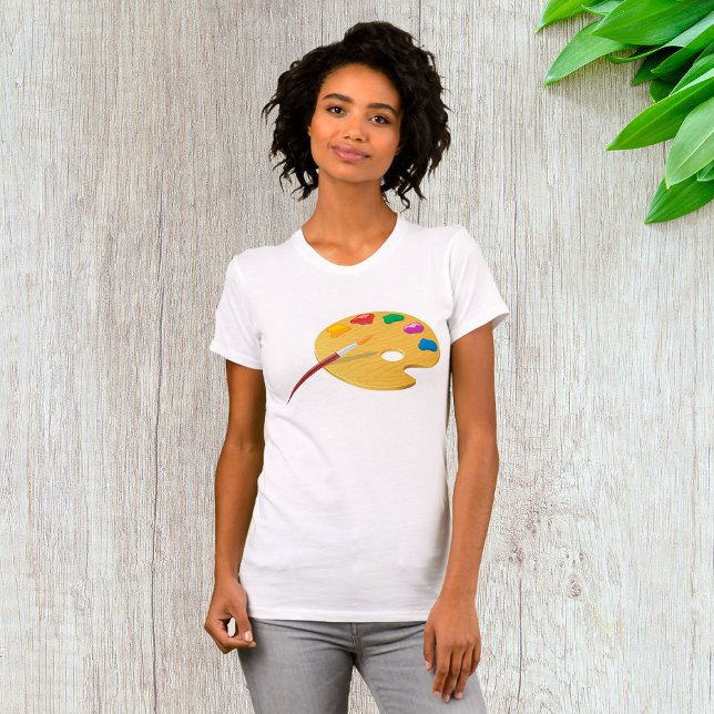 Painters Palette Womens T-Shirt (Skapare uppladdad)