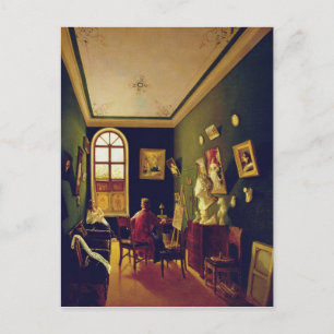 Painter's Studio, 1843 Vykort