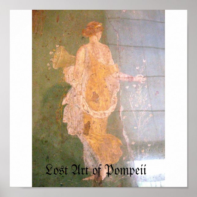 Painting av Pompeji-Italien, Borttappad av Pompeii Poster (Framsidan)
