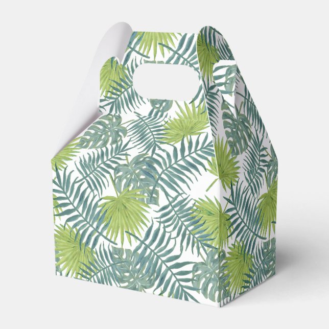 Painting Hawaiian handflatan Träd Fronts Presentaskar (Framsidan Sidan)