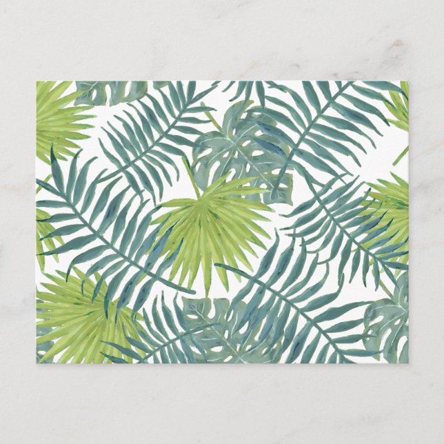 Painting Hawaiian handflatan Träd Fronts Vykort (Framsida)