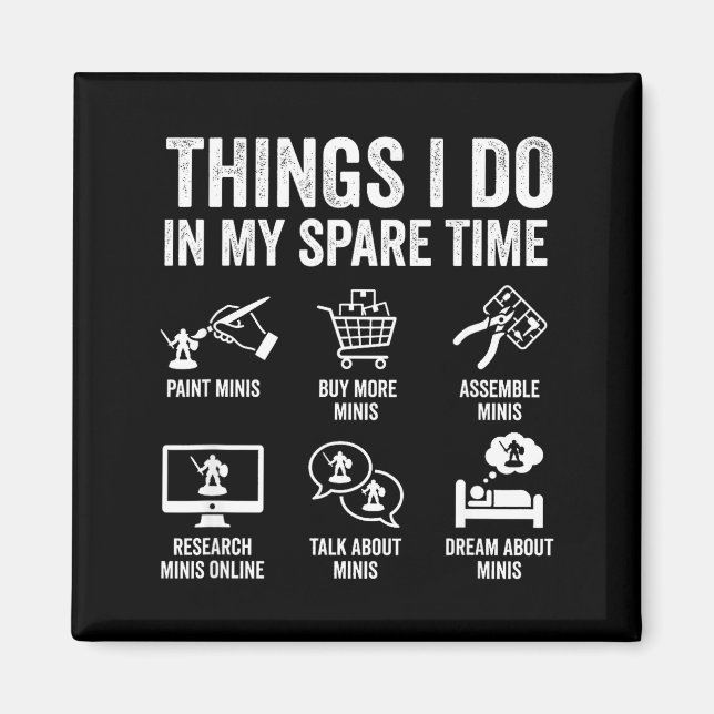 Painting Miniatures Tabletop Wargame Board Games E Magnet (Framsidan)