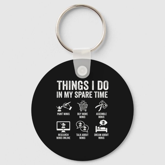 Painting Miniatures Tabletop Wargame Board Games E Nyckelring (Framsida)
