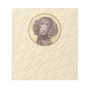 Painting - Original Hund Art i amerikanska Vatten Anteckningsblock