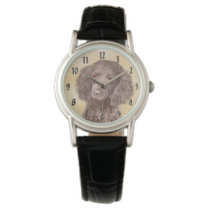 Painting - Original Hund Art i amerikanska Vatten Armbandsur