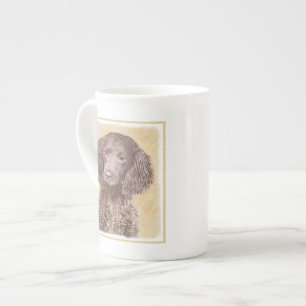 Painting - Original Hund Art i amerikanska Vatten Benporslin Mugg