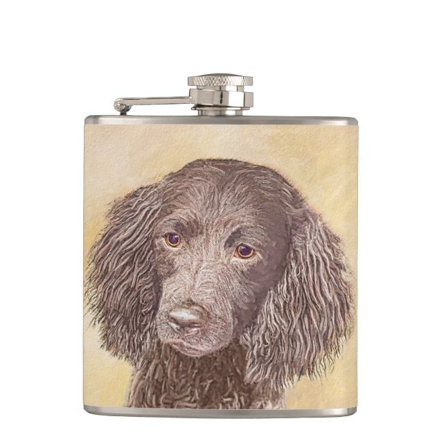 Painting - Original Hund Art i amerikanska Vatten Fickplunta (Framsidan)
