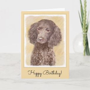Painting - Original Hund Art i amerikanska Vatten Kort