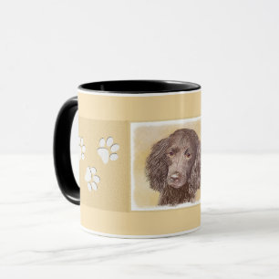 Painting - Original Hund Art i amerikanska Vatten Mugg