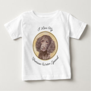 Painting - Original Hund Art i amerikanska Vatten T Shirt