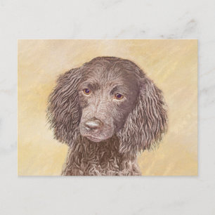 Painting - Original Hund Art i amerikanska Vatten Vykort