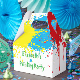 Painting Party Kids Birthday Presentaskar