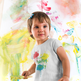 Painting Party Kids Birthday T Shirt