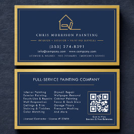 Painting Service QR Code Home Painter  Visitkort