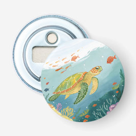 Painting Turtle Flasköppnare