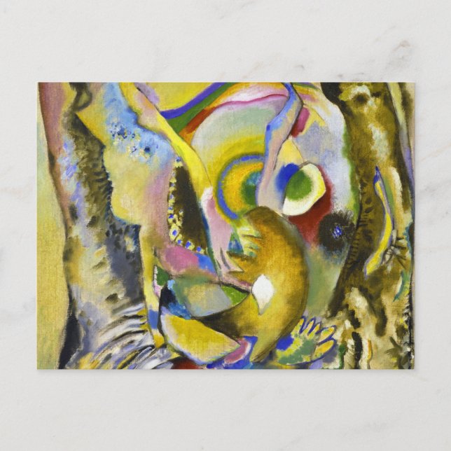 Painting with Clear Background, 1916 av Kandinsky Vykort (Framsida)