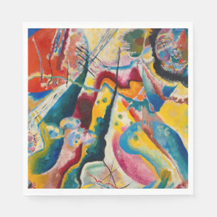 Painting with Red Spot, 1914 av Wassily Kandinsky Pappersservett