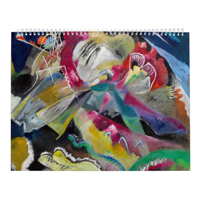 Painting with White Lines - Wassily Kandisnky Kalender (Omslag)