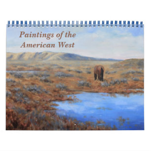 Paintings of the American Väster Calendar Kalender