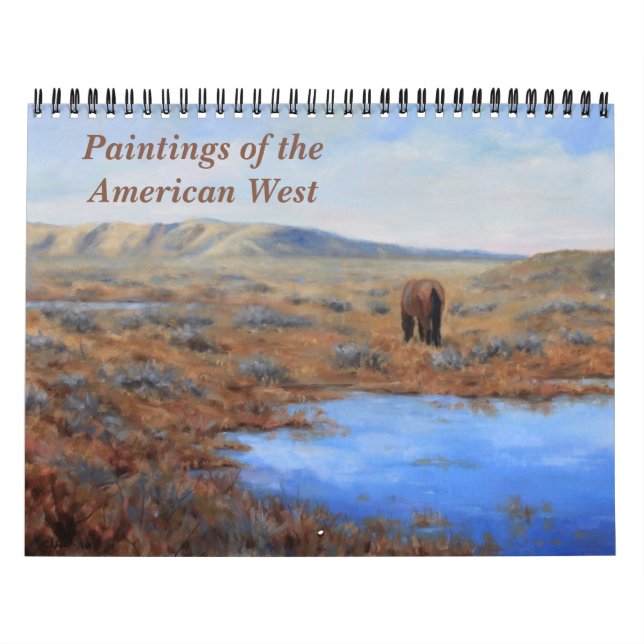 Paintings of the American Väster Calendar Kalender (Omslag)
