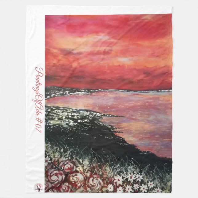 PaintingsOfAda #07 - Artist - Okänd tom Ull Fleecefilt (Framsidan)