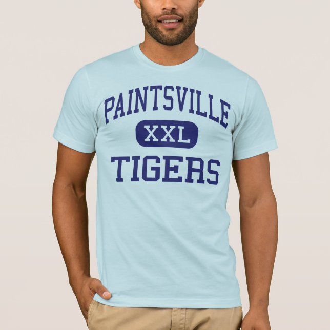 Paintsville - tigrar - kick - Paintsville Kentucky Tee Shirt (Framsida)