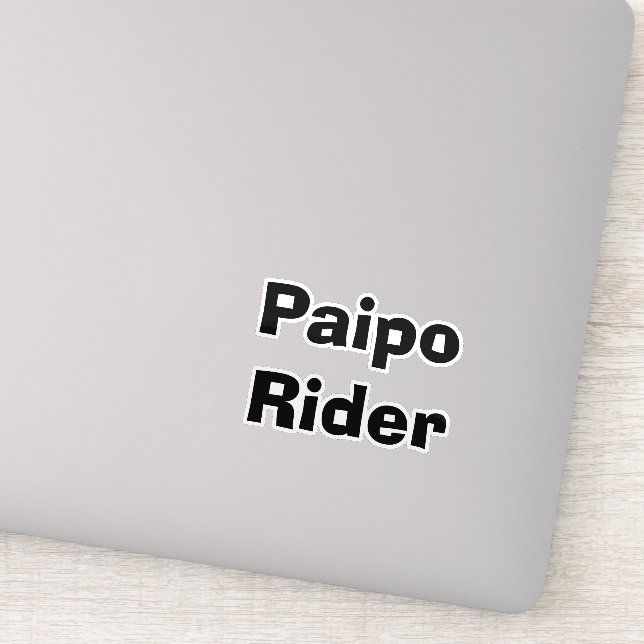 Paipo Rider-dekal Klistermärken (Detalj)
