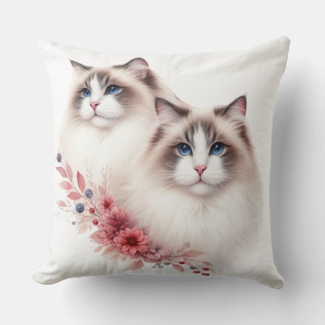 PAIR AV BEAUTIFULLT FLUFFY RAGDOLL CATS KUDDE (Framsida)