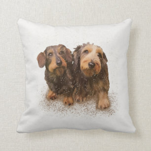 ’Pair O’Doxical Puppies’ Kudde