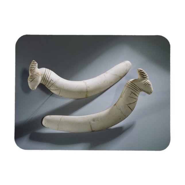 Pair of castanets, Thinite Period (hippopotamus iv Magnet (Horisontell)