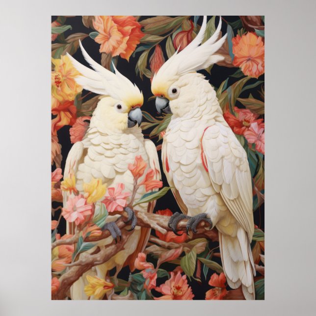 Pair of Cockatoos Poster (Framsidan)