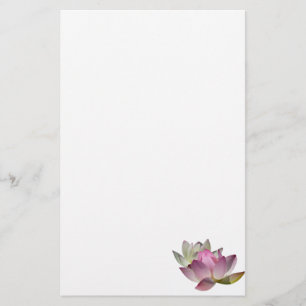 Pair of Lotus Flowers II Brevpapper