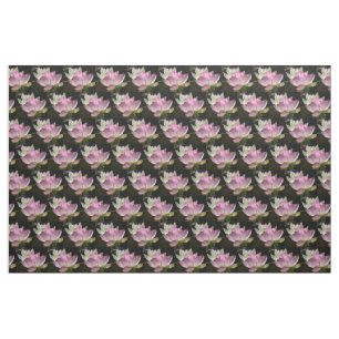 Pair of Lotus Flowers II Tyg